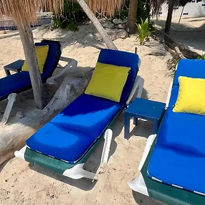  Apartment Beachfront Hammock Heaven Mexico
